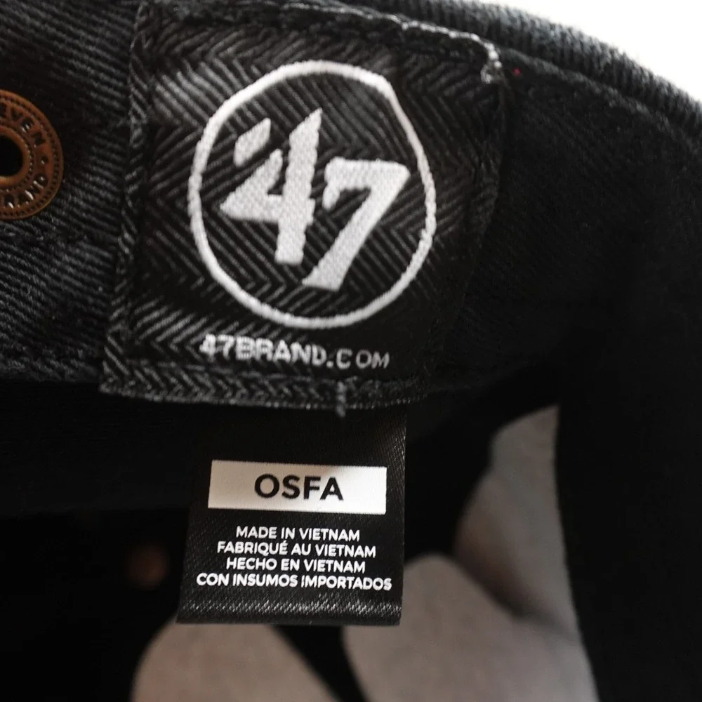 NEW Tennessee Titans Hat Cap Adjustable Strap Back Black‎ NFL Football '47 Mens